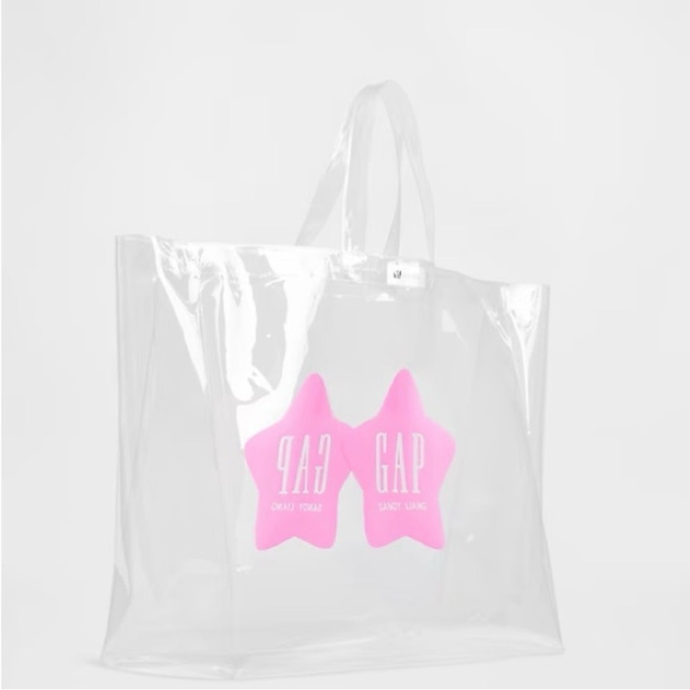 NWT Gap x Sandy Liang Large Clear Tote Bag